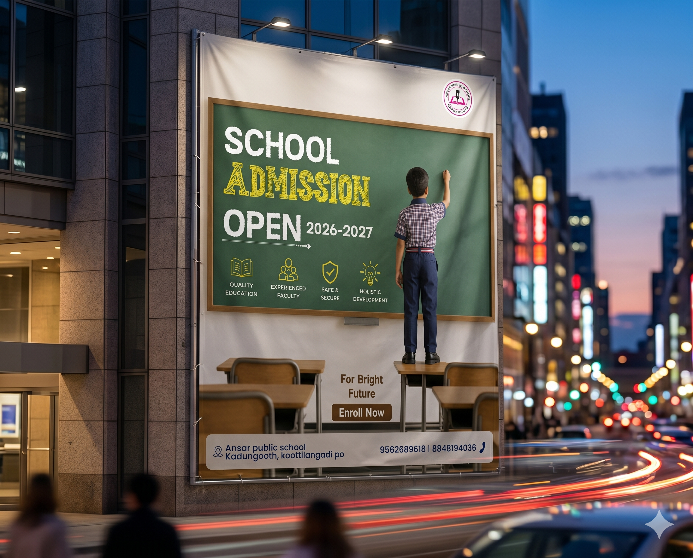 Ansar Public School Coordinated Poster Design Showcase